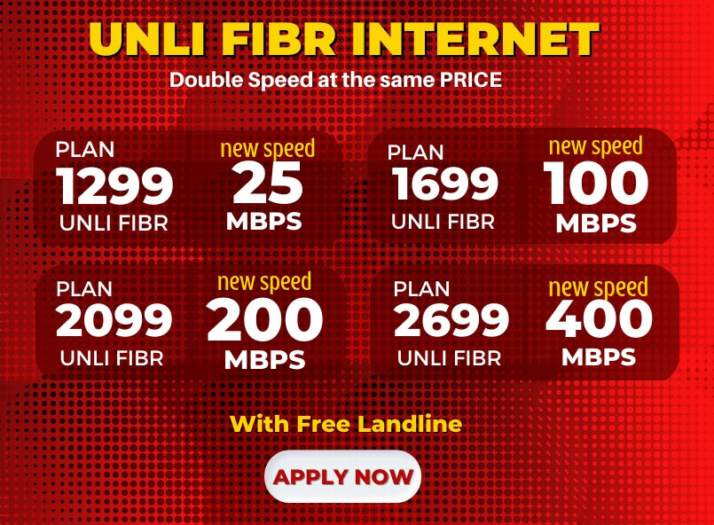 PLDT Home Wifi - Apply to Unlimited Fibr Plans of PLDT